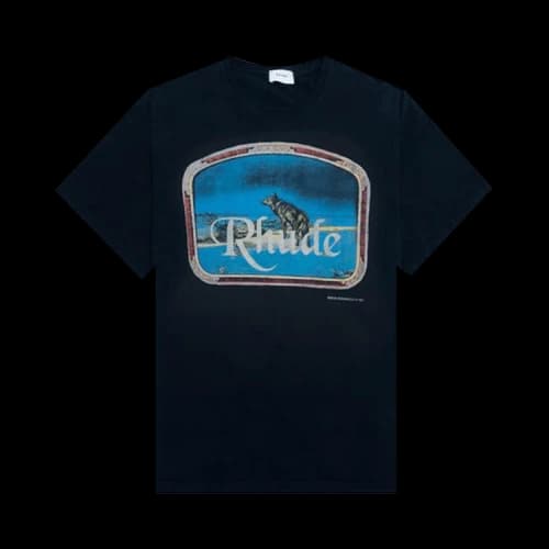 Rhude Lone Wolf Tee 'Black'