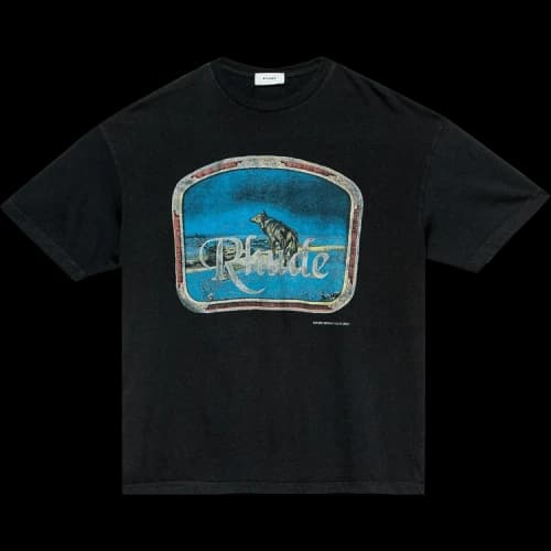 Rhude Lone Wolf Tee 'Black'