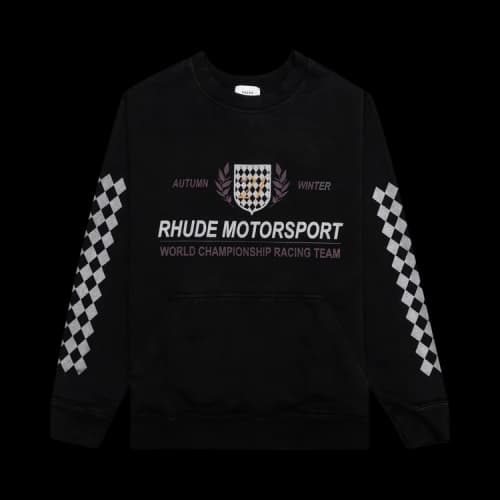 Rhude Motor Crest Crew 'Black'