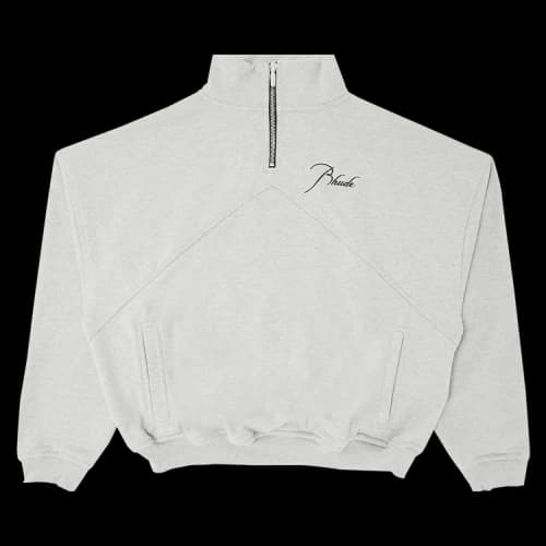 Rhude Quarter Zip 'Heather Grey'