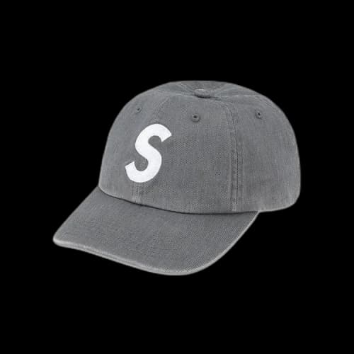 Supreme Pigment Print S Logo 6-Panel 'Grey'