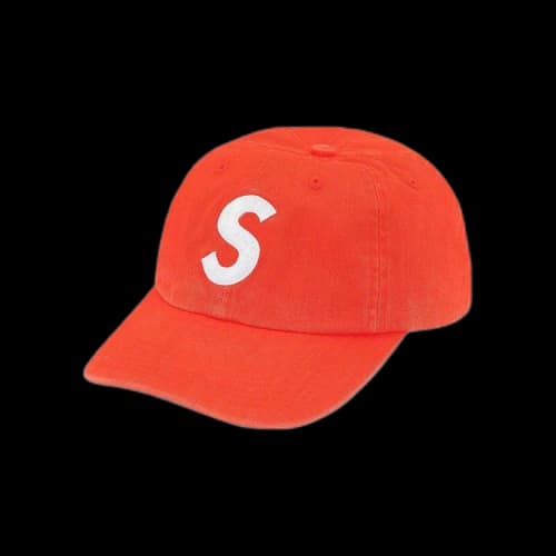 Supreme Pigment Print S Logo 6-Panel 'Orange'