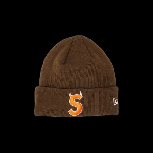 Supreme x New Era S Logo Beanie 'Brown'