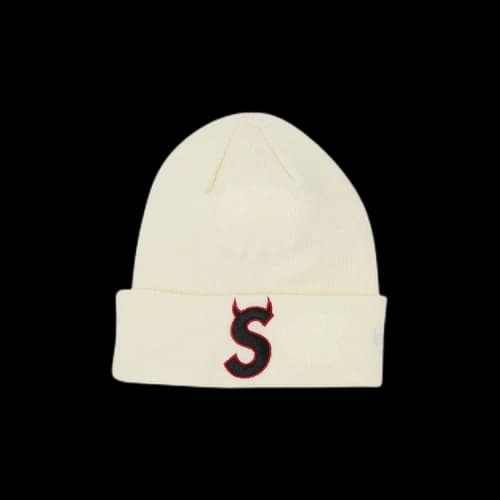 Supreme x New Era S Logo Beanie 'Natural'