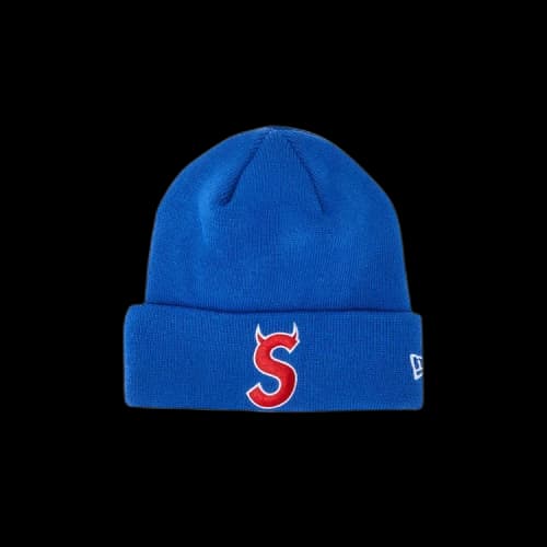 Supreme x New Era S Logo Beanie 'Royal'