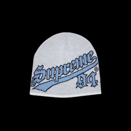 Supreme x New Era Script Beanie 'White'