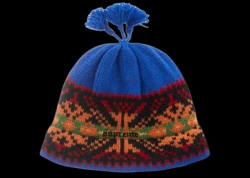 Supreme Tassel Beanie Royal
