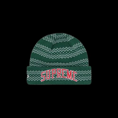 Supreme x New Era Split Beanie 'Green'