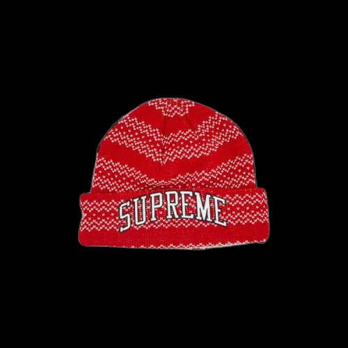 Supreme x New Era Split Beanie 'Red'