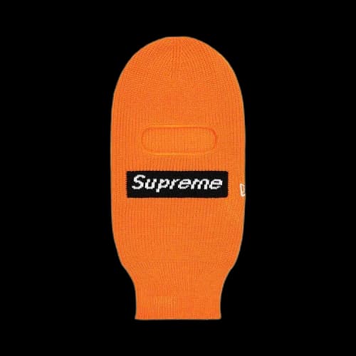 Supreme x New Era Box Logo Balaclava 'Orange'