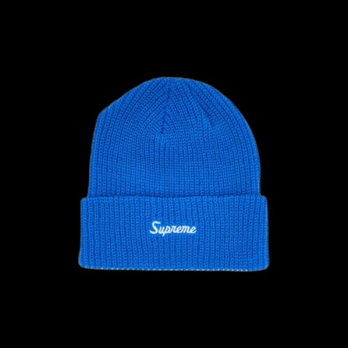 Supreme Loose Gauge Beanie 'Blue'