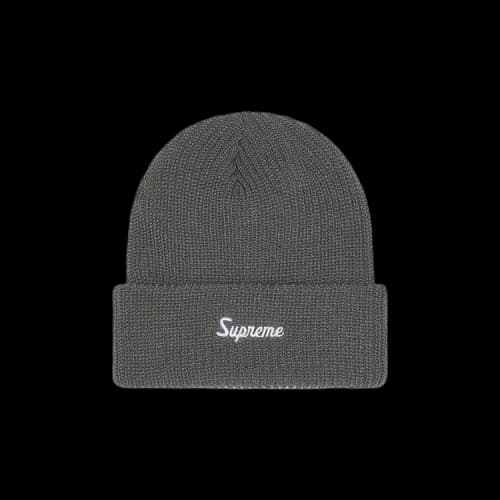 Supreme Loose Gauge Beanie 'Charcoal'