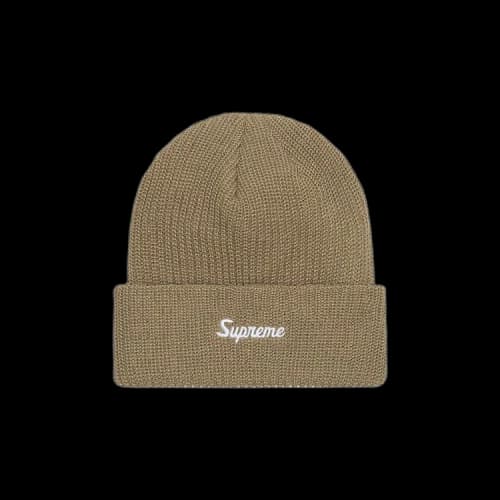Supreme Loose Gauge Beanie 'Taupe'