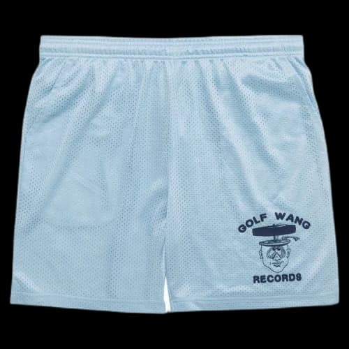 GOLF WANG Records Mesh Shorts 'Light Blue'