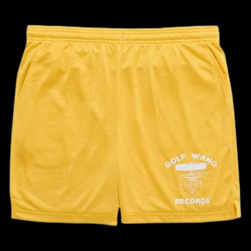 GOLF WANG Records Mesh Shorts 'Yellow'