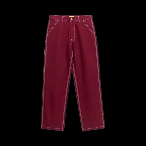 GOLF WANG Canvas Work Pant 'Burgundy'