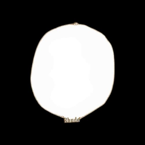 Rhude Logo Pendant Necklace 'Gold'
