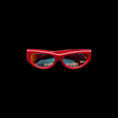 Rhude Agnelli Frame Sunglasses 'Red'