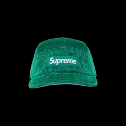 Supreme Corduroy Camp Cap 'Green'