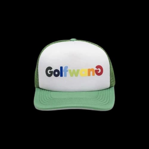 GOLF WANG Happy Logo Trucker Hat 'Hunter Green'