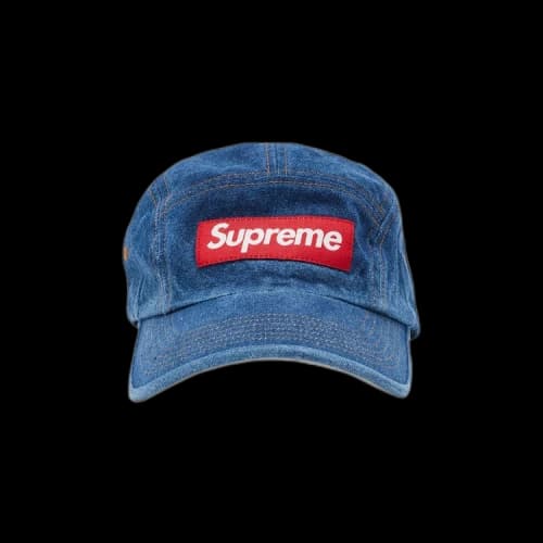 Supreme Washed Chino Twill Camp Cap 'Denim'