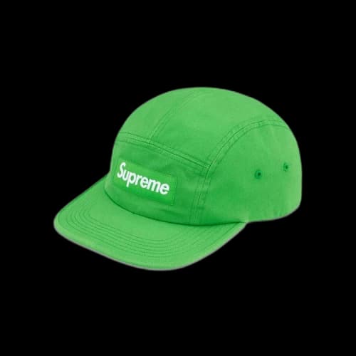 Supreme Washed Chino Twill Camp Cap 'Green'