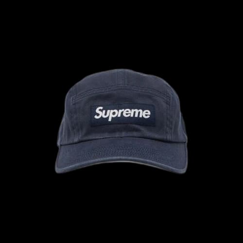 Supreme Washed Chino Twill Camp Cap 'Navy'