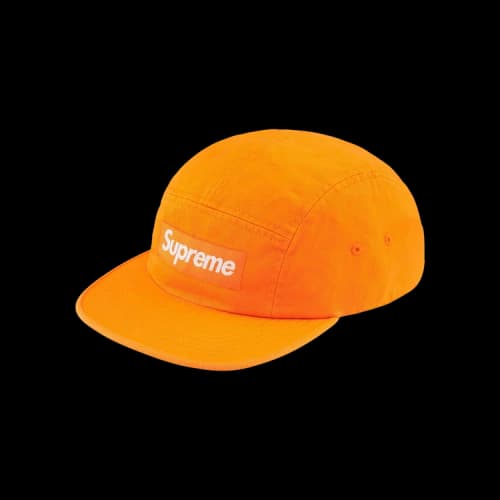 Supreme Washed Chino Twill Camp Cap 'Orange'