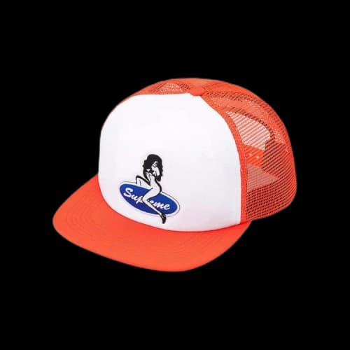 Supreme Pin Up Mesh Back 5-Panel 'Orange'