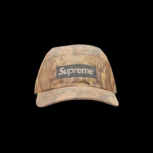 Supreme Reflective Jacquard Logo Camp Cap 'Snake'
