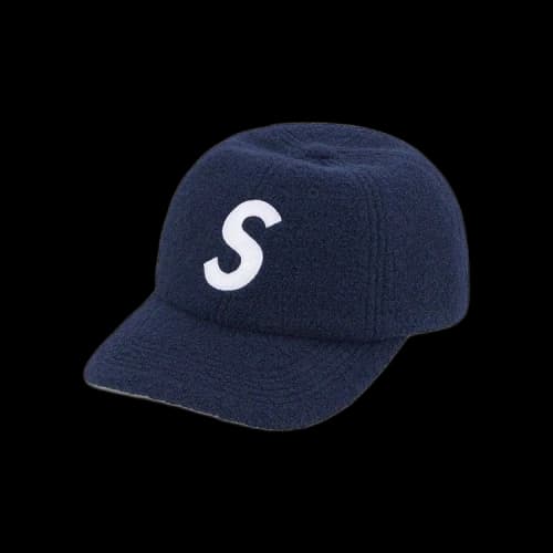 Supreme Boiled Wool S Logo 6-Panel 'Navy'