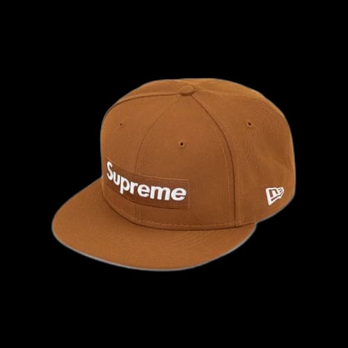 Supreme Money Box Logo New Era 'Brown'