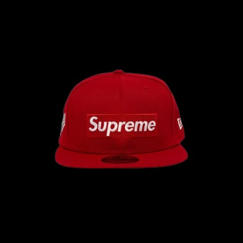 Supreme Money Box Logo New Era 'Red'