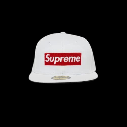 Supreme Money Box Logo New Era 'White'