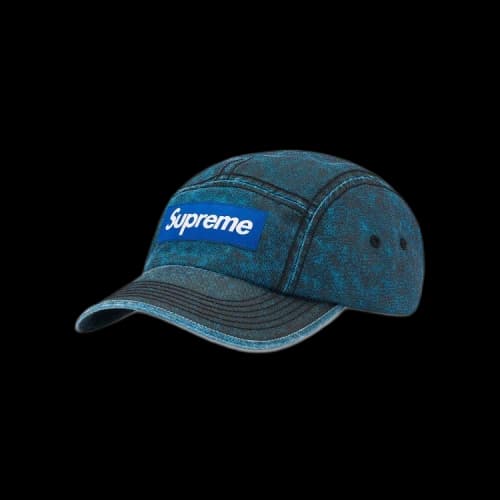 Supreme Washed Cordura Camp Cap 'Royal'