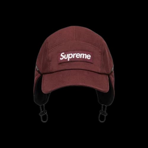 Supreme Packable Ear Flap Camp Cap 'Burgundy'