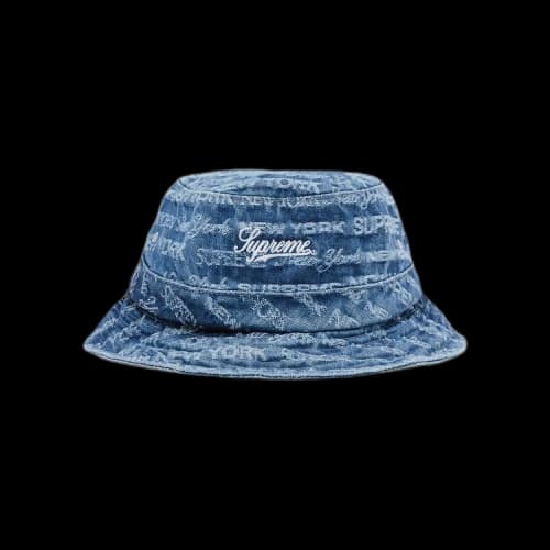 Supreme Multi Type Jacquard Denim Crusher 'Blue'