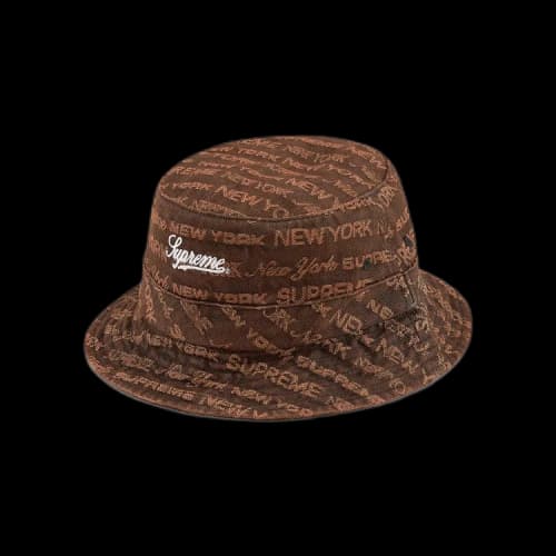 Supreme Multi Type Jacquard Denim Crusher 'Brown'