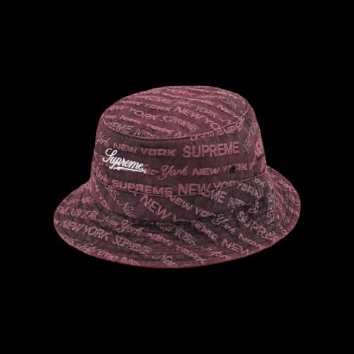 Supreme Multi Type Jacquard Denim Crusher 'Purple'