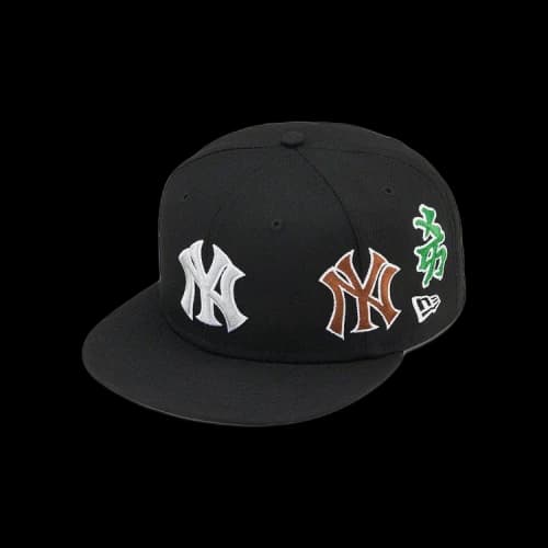Supreme x New York Yankees Kanji New Era 'Black'