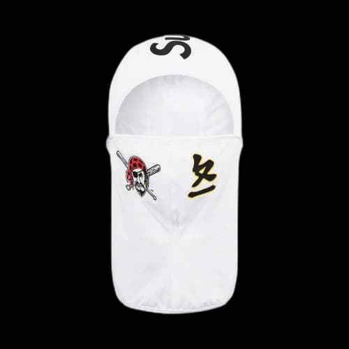 Supreme x MLB Kanji Teams Lightweight Balaclava - Pirates 'White'