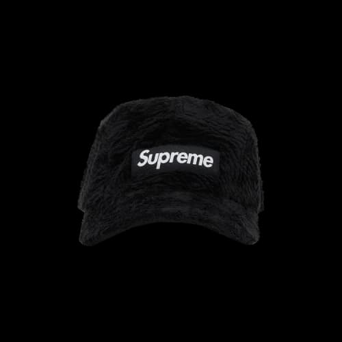 Supreme Swirl Fleece Camp Cap 'Black'