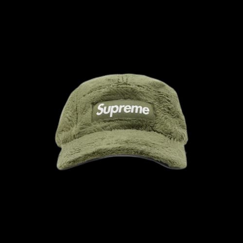 Supreme Swirl Fleece Camp Cap 'Olive'