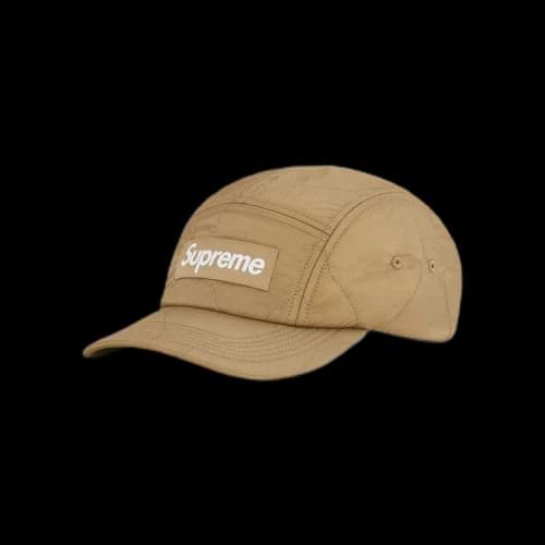 Supreme Quilted Liner Camp Cap 'Gold'
