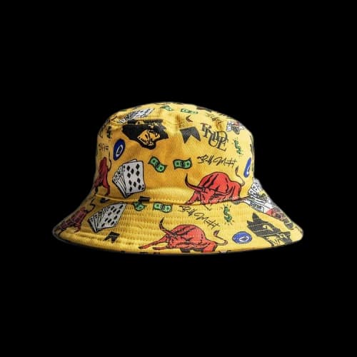 Rhude Doodle Bucket Hat 'Yellow'