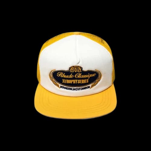 Rhude Trophy Series Foam Hat 'Mustard/Creme'