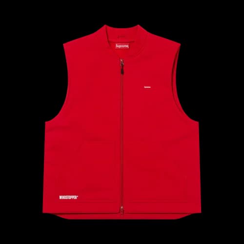 Supreme x WINDSTOPPER Work Vest 'Red'
