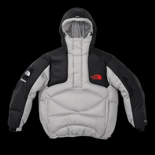 Supreme x The North Face 800-Fill Half Zip Hooded Pullover 'Grey'