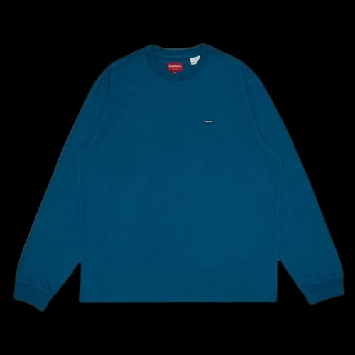 Supreme Small Box Long-Sleeve Tee 'Teal'