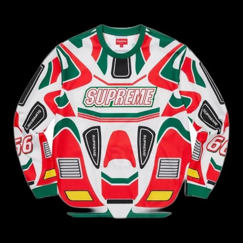Supreme Decals Moto Jersey 'White'
